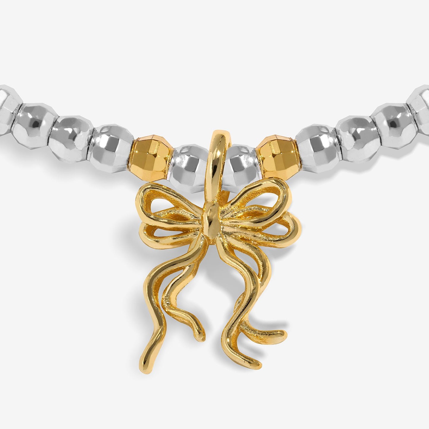Joma Jewellery Christmas Little Stories Happy Friendmas Bracelet In Silver and Gold Plating
