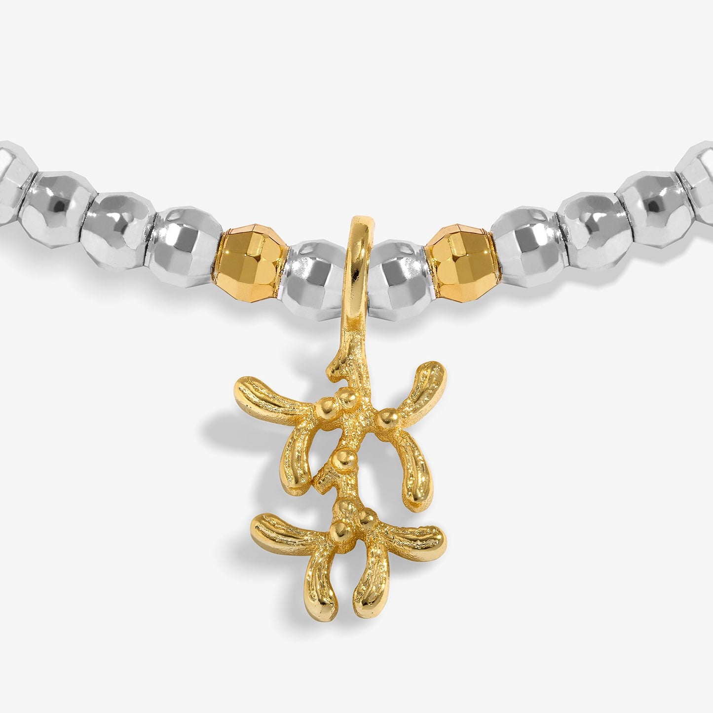 Joma Jewellery Christmas Little Stories Love And Wishes Bracelet In Silver and Gold Plating