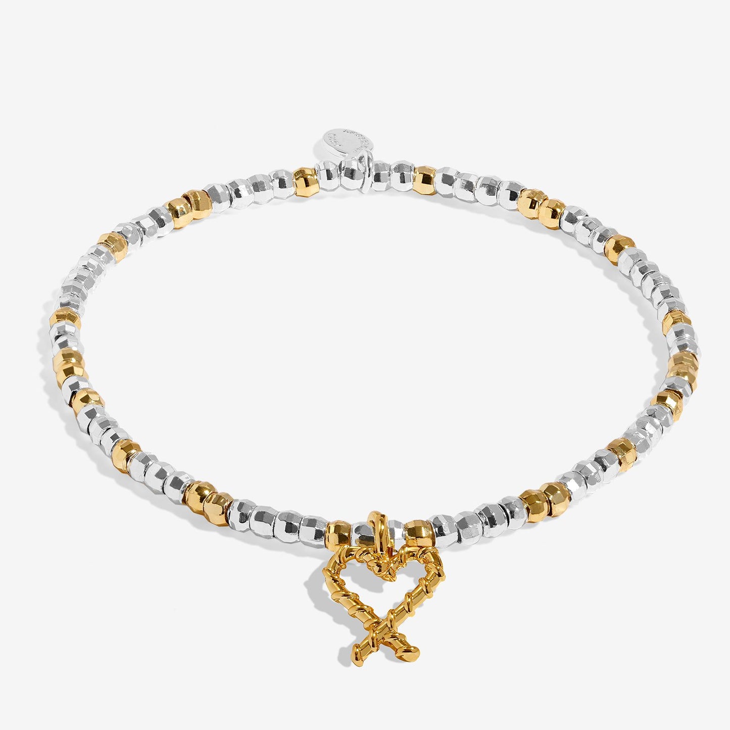 Joma Jewellery Christmas Little Stories Naughty And Nice Bracelet In Silver and Gold Plating