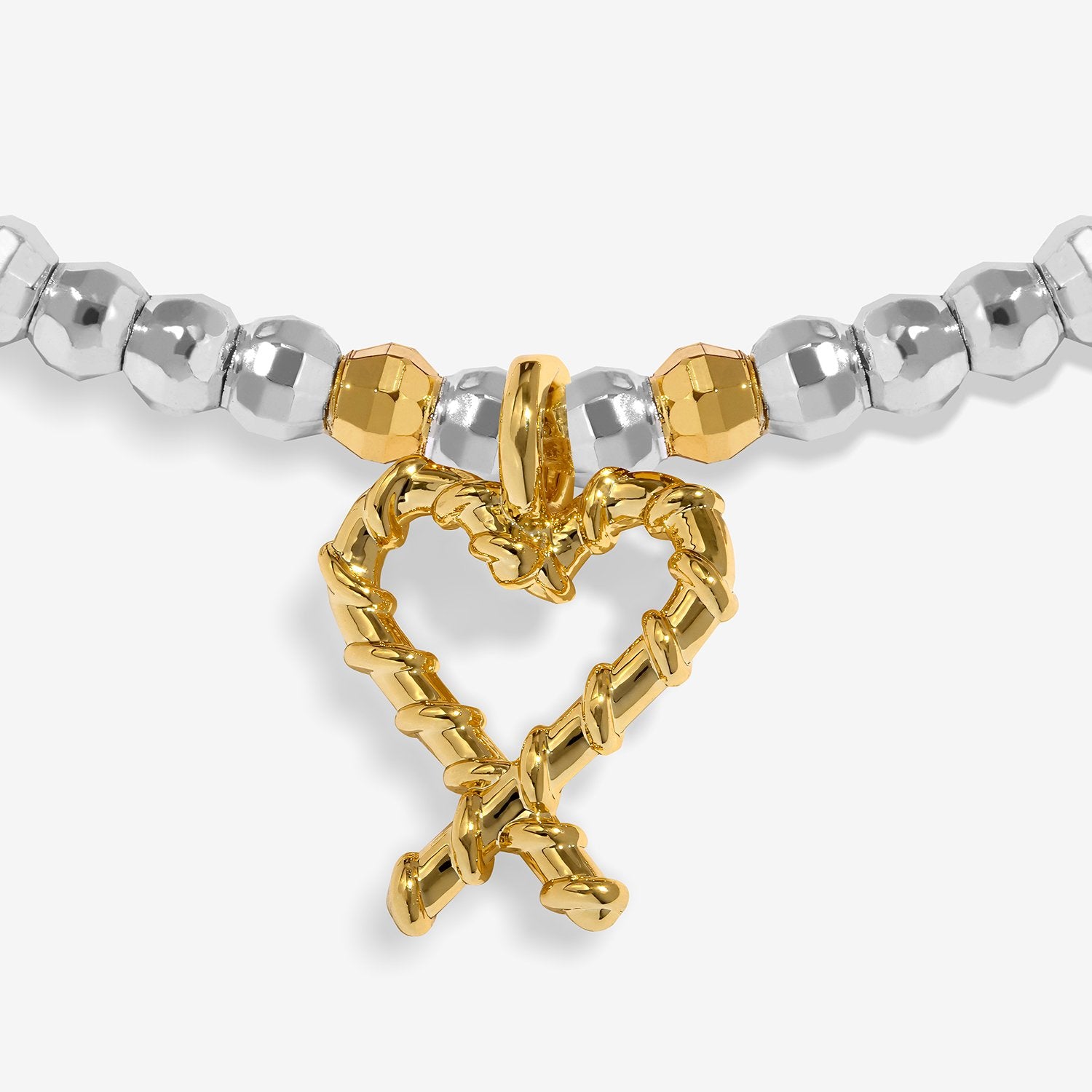 Joma Jewellery Christmas Little Stories Naughty And Nice Bracelet In Silver and Gold Plating