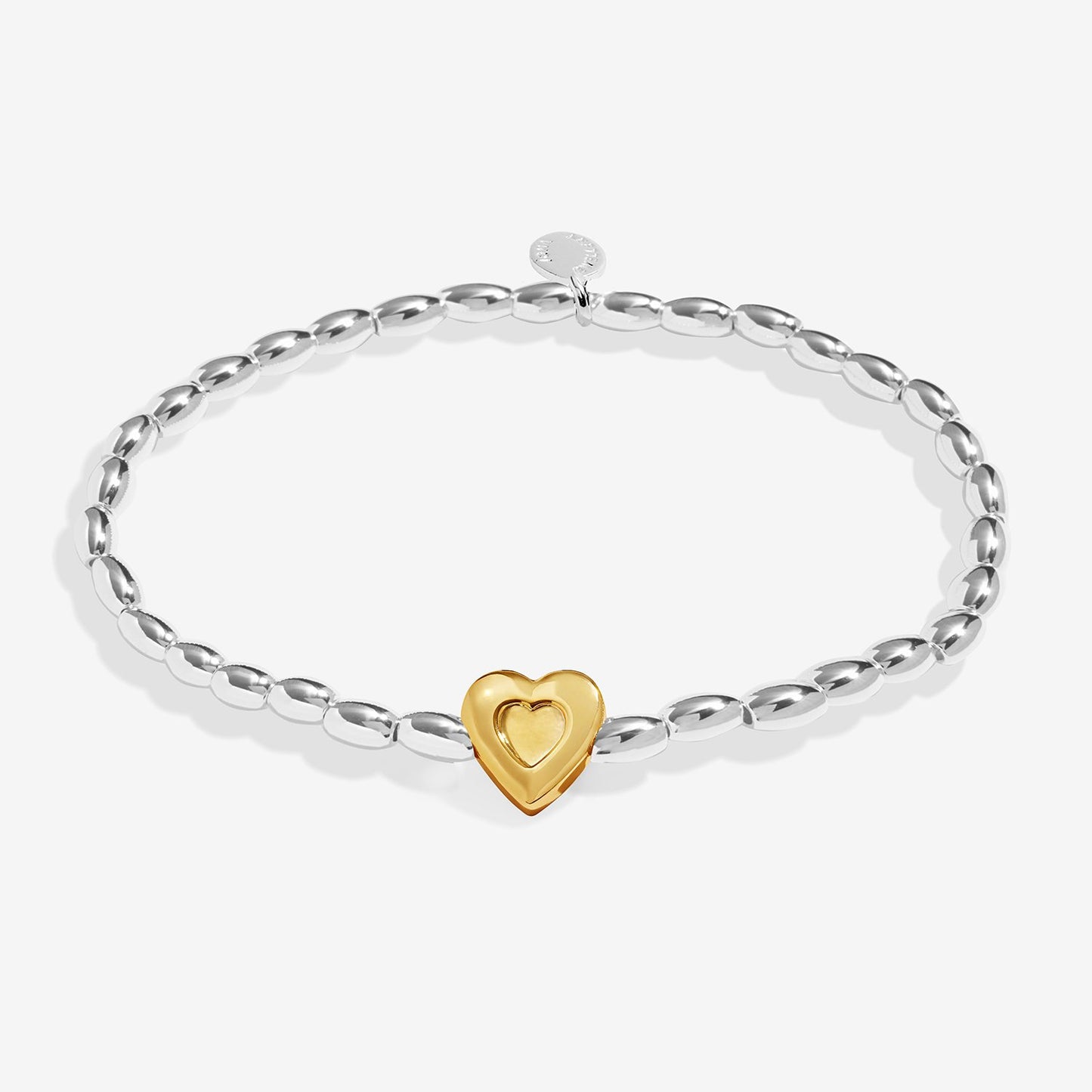 Joma Jewellery Christmas Wish Merry Christmas Bracelet In Silver and Gold Plating