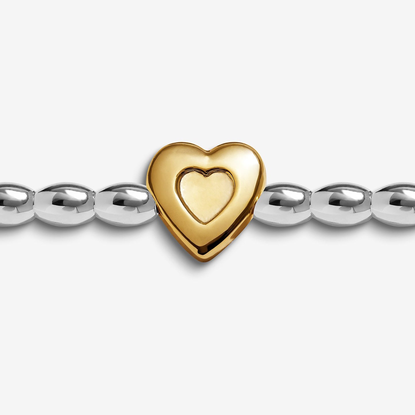 Joma Jewellery Christmas Wish Merry Christmas Bracelet In Silver and Gold Plating