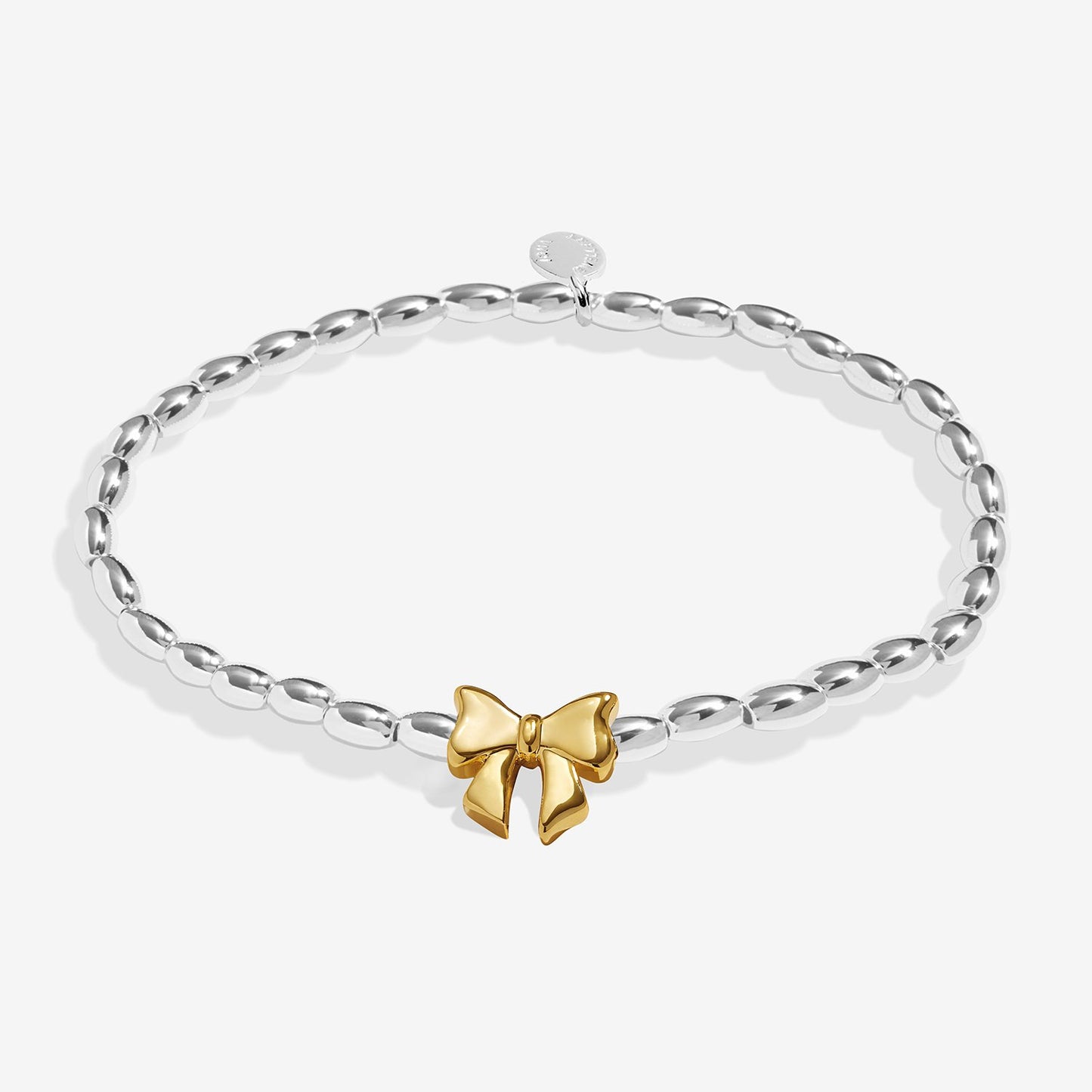 Joma Jewellery Christmas Wish Merry Christmas Fabulous Friend Bracelet In Silver & Gold Plating