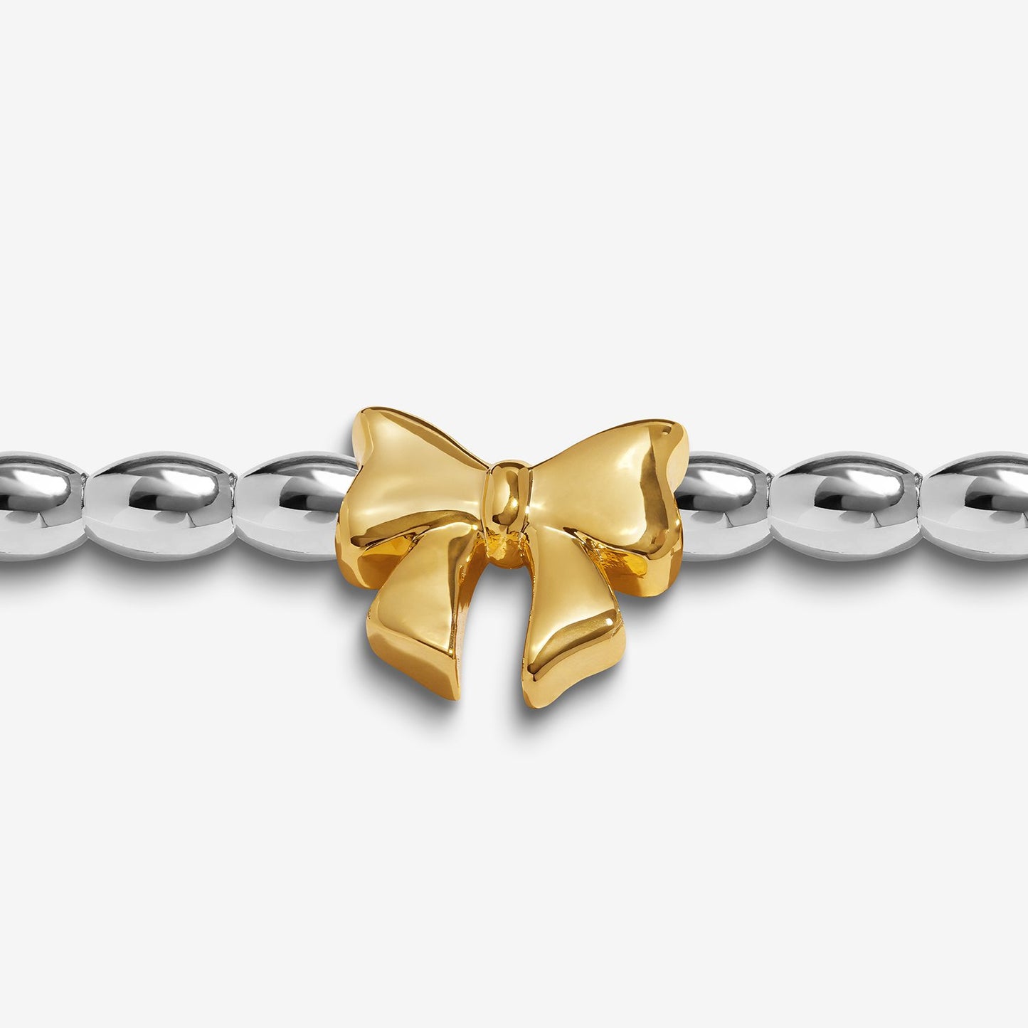 Joma Jewellery Christmas Wish Merry Christmas Fabulous Friend Bracelet In Silver & Gold Plating
