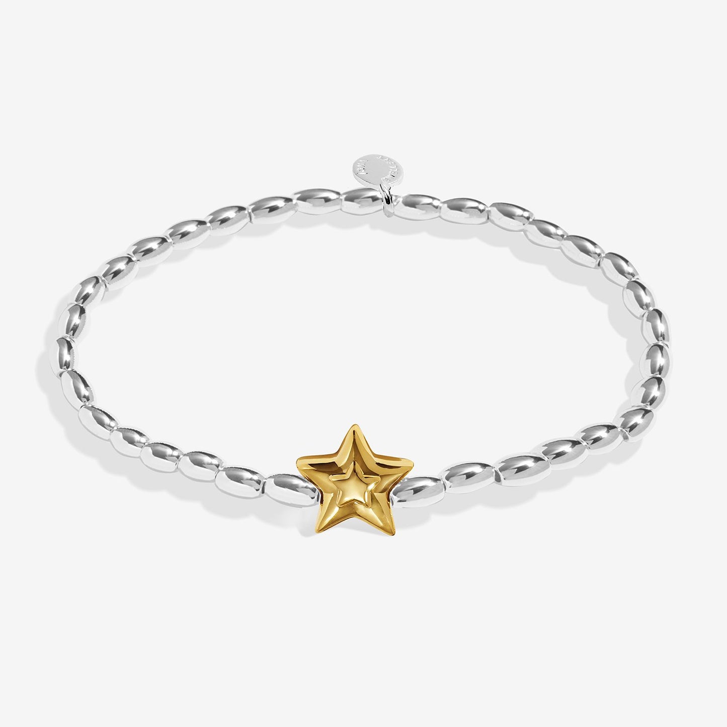 Joma Jewellery Christmas Wish One in a Million Bracelet In Silver and Gold Plating