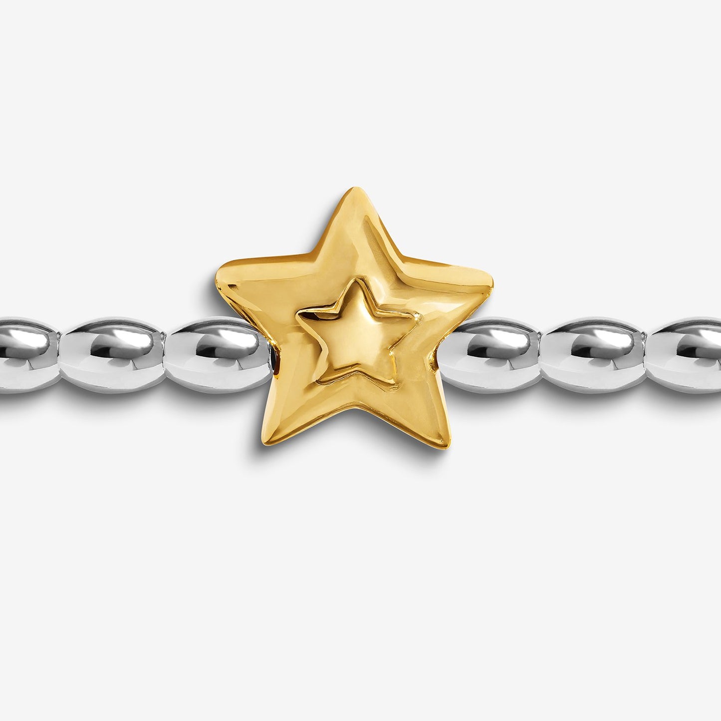 Joma Jewellery Christmas Wish One in a Million Bracelet In Silver and Gold Plating