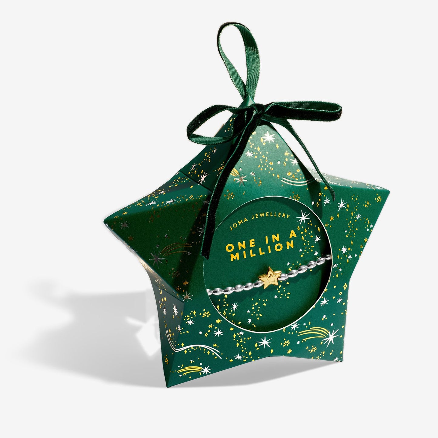 Joma Jewellery Christmas Wish One in a Million Bracelet In Silver and Gold Plating