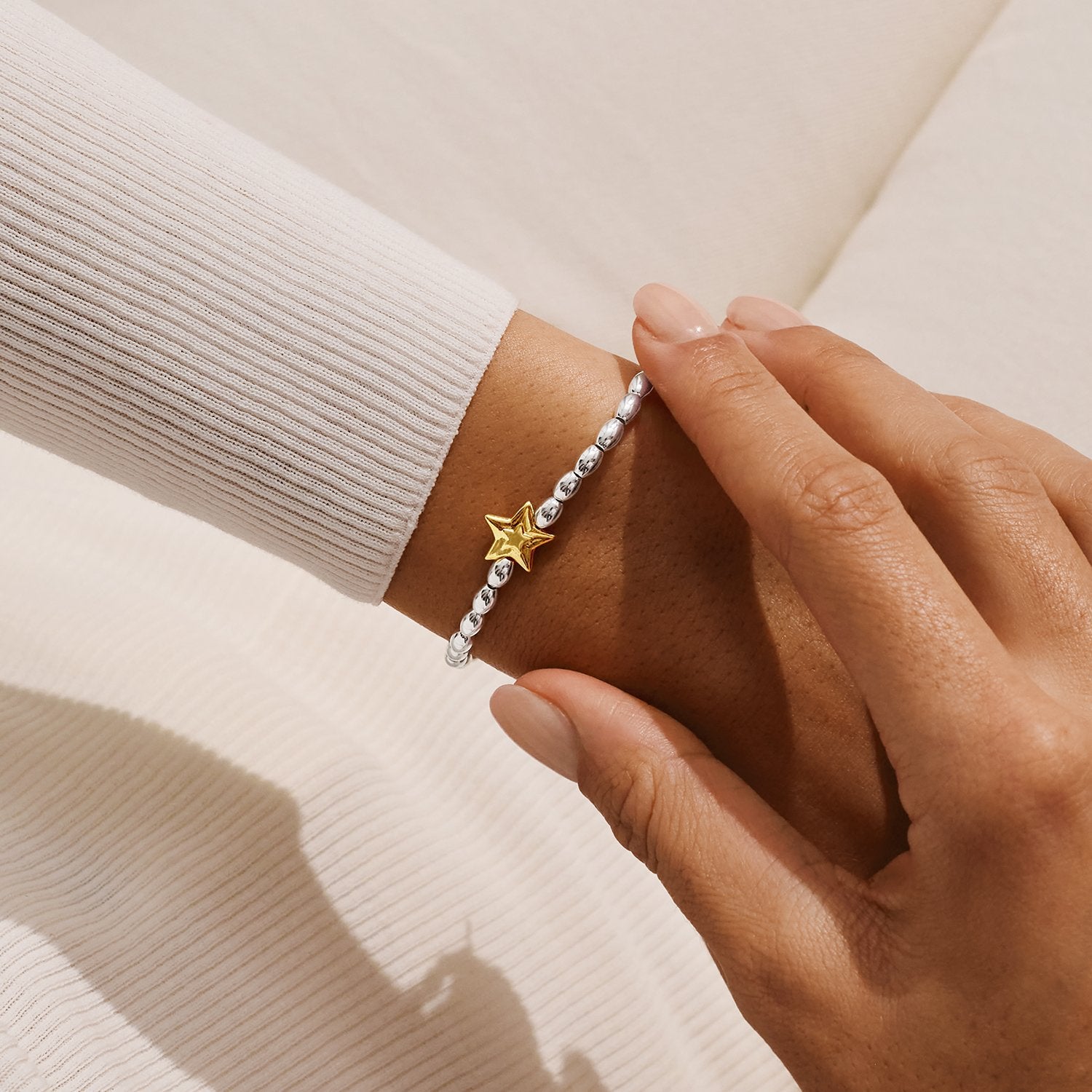 Joma Jewellery Christmas Wish One in a Million Bracelet In Silver and Gold Plating