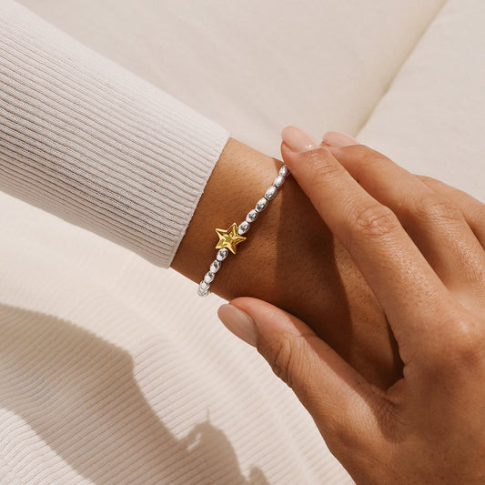 Joma Jewellery Christmas Wish One in a Million Bracelet In Silver and Gold Plating
