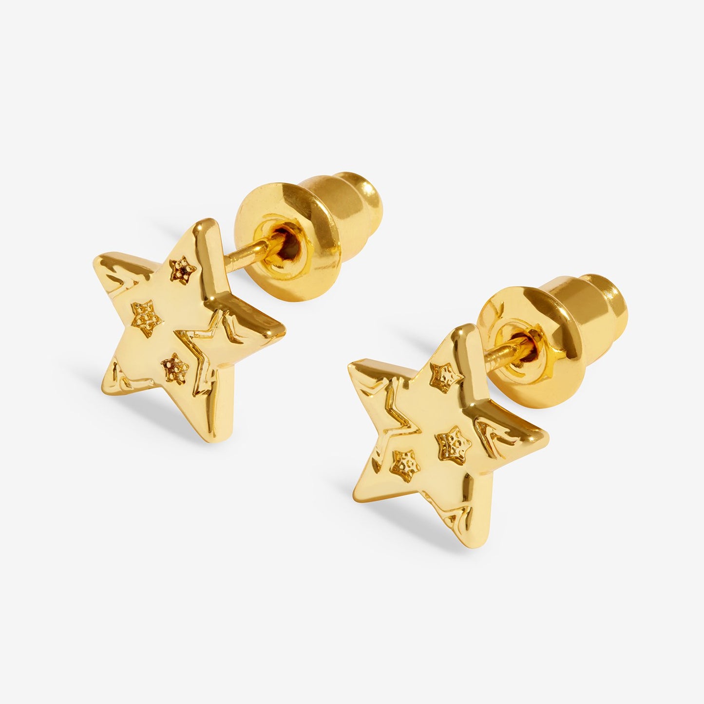 Joma Jewellery Earring Bauble Merry Christmas Stud Earrings In Gold Plating