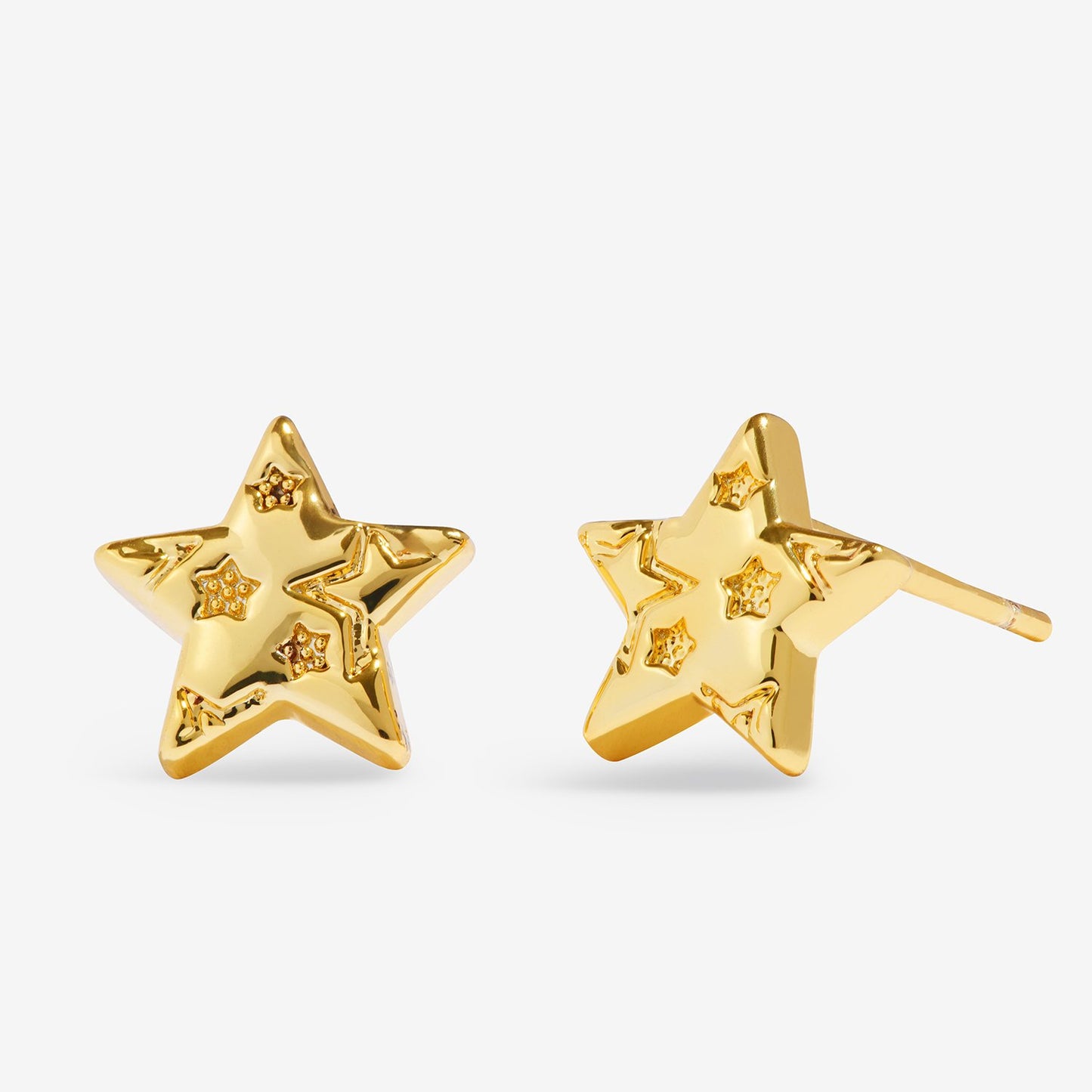 Joma Jewellery Earring Bauble Merry Christmas Stud Earrings In Gold Plating
