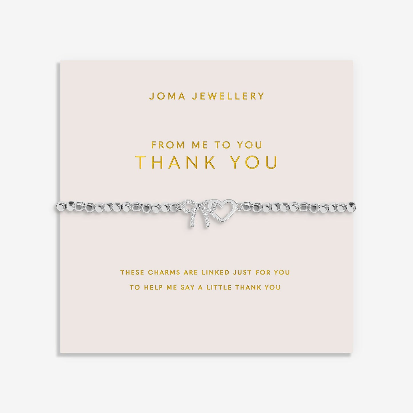 Joma Jewellery Forever Yours From Me To You Thank You Bracelet