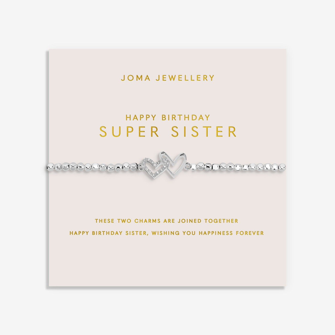 Joma Jewellery Forever Yours Happy Birthday Super Sister Bracelet