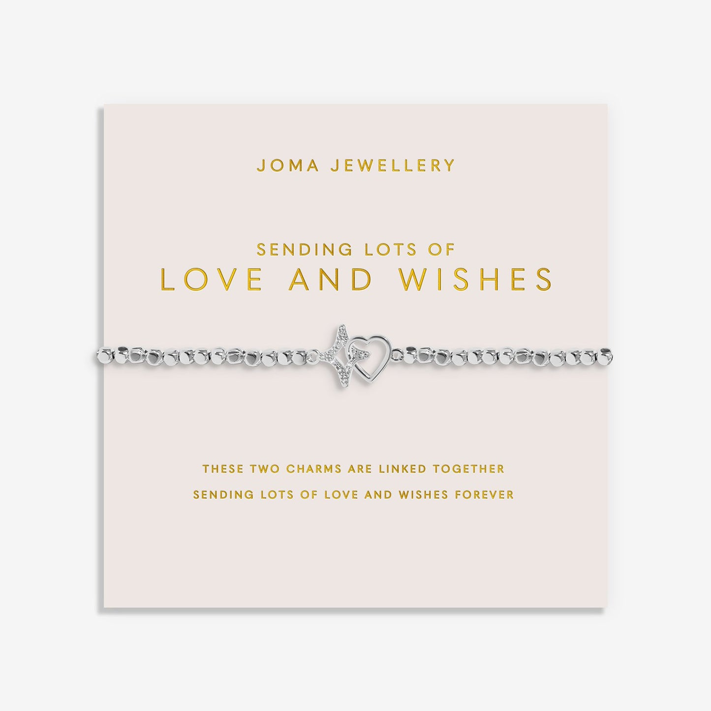Joma Jewellery Forever Yours Sending Lots Of Love And Wishes Bracelet
