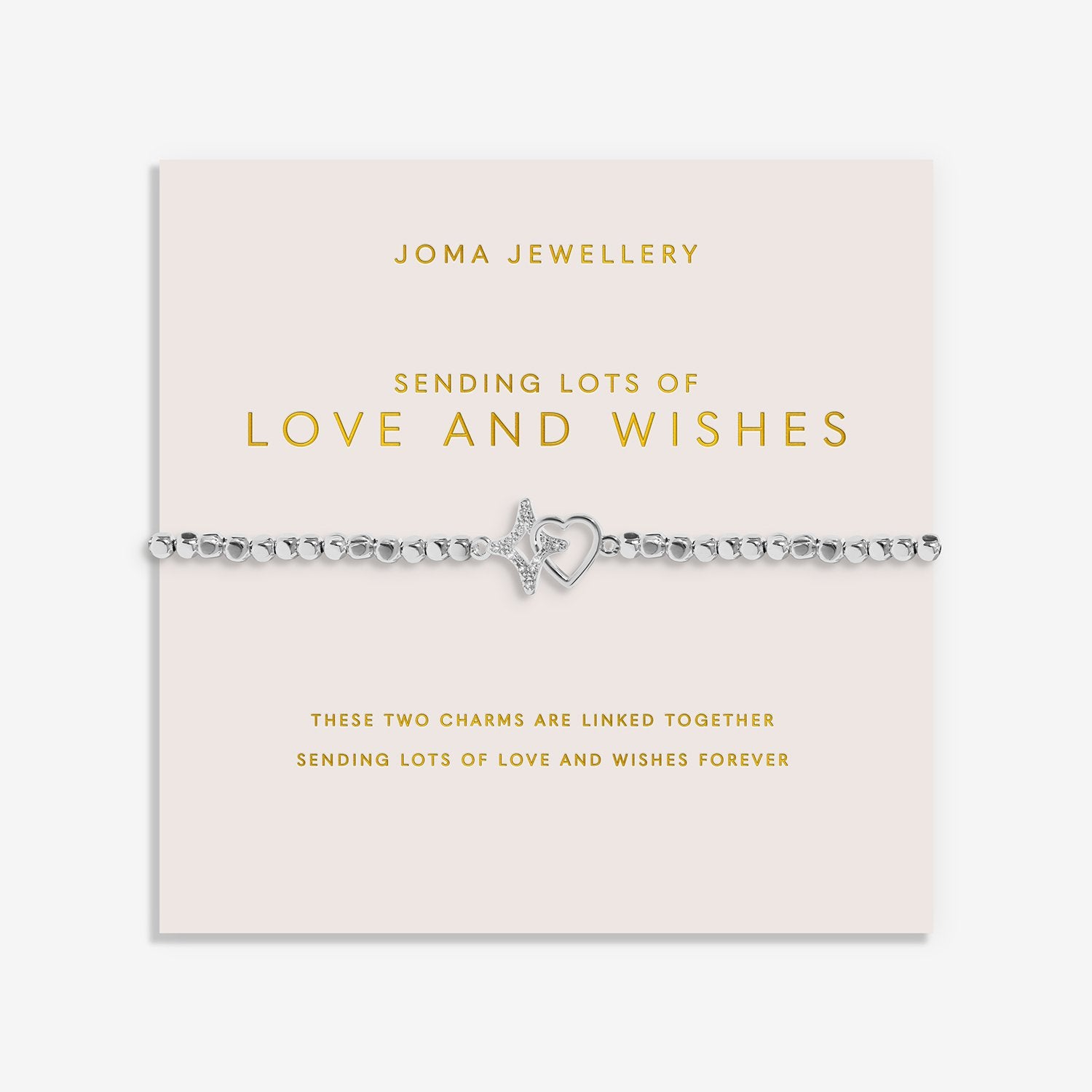 Joma Jewellery Forever Yours Sending Lots Of Love And Wishes Bracelet