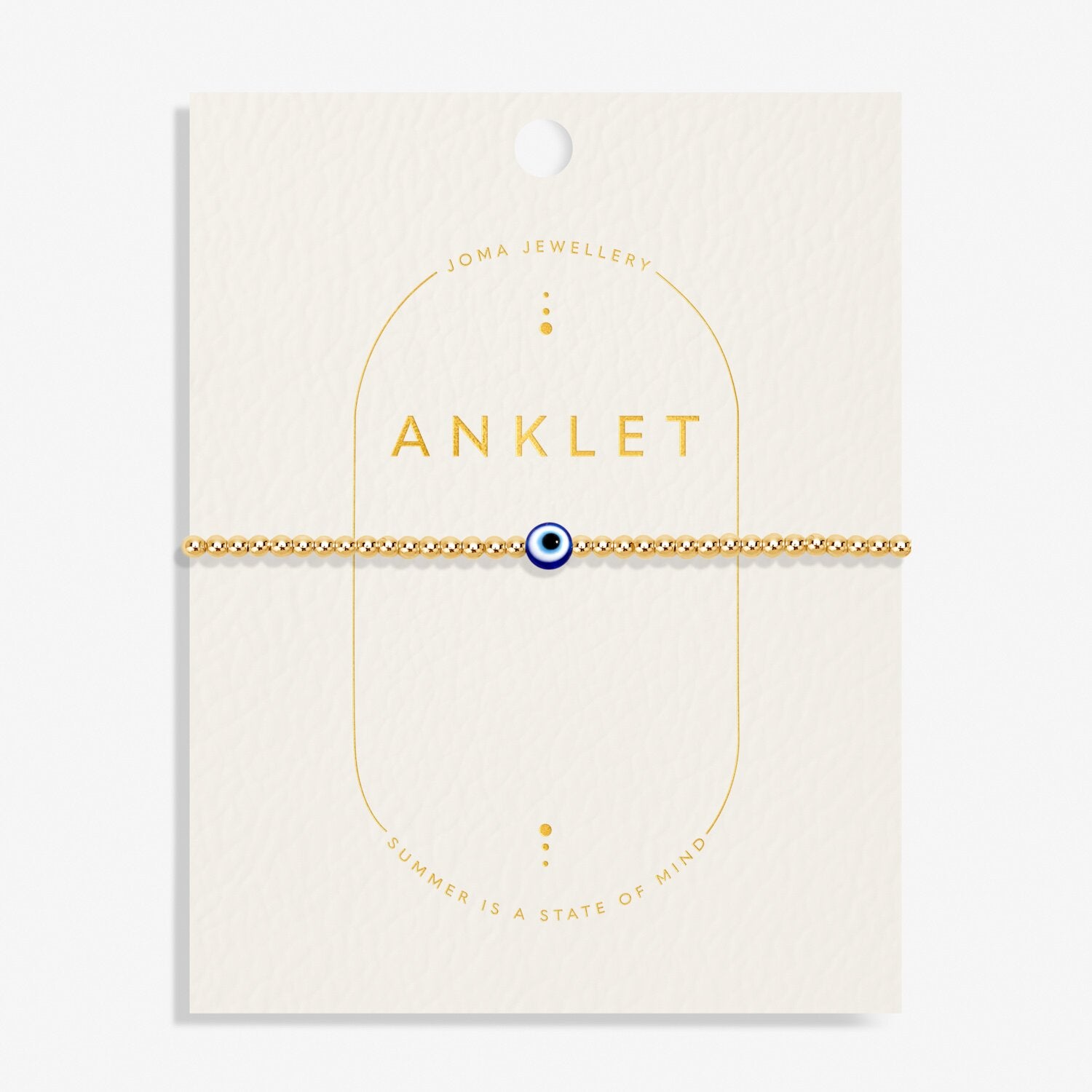 Joma Jewellery Gold Plated Intuition Anklet