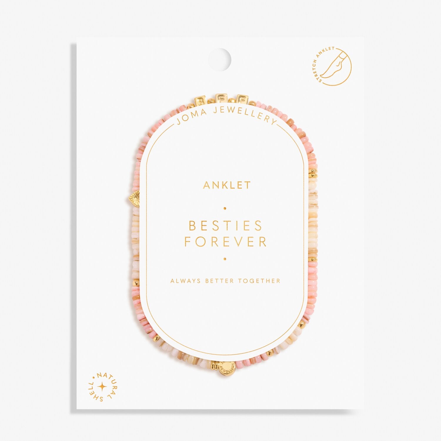 Joma Jewellery Happy Little Moments Besties Forever Anklet