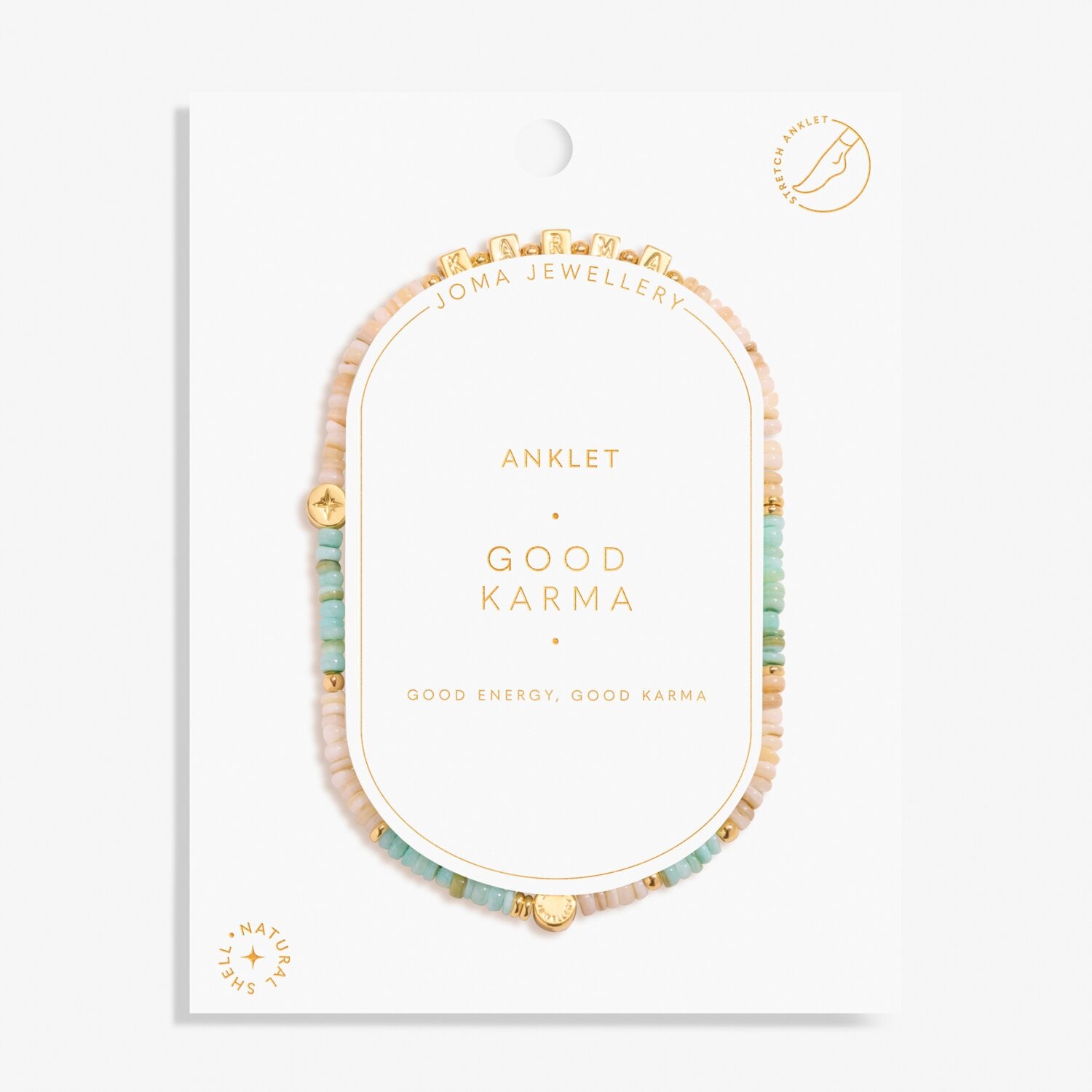 Joma Jewellery Happy Little Moments Good Karma Anklet