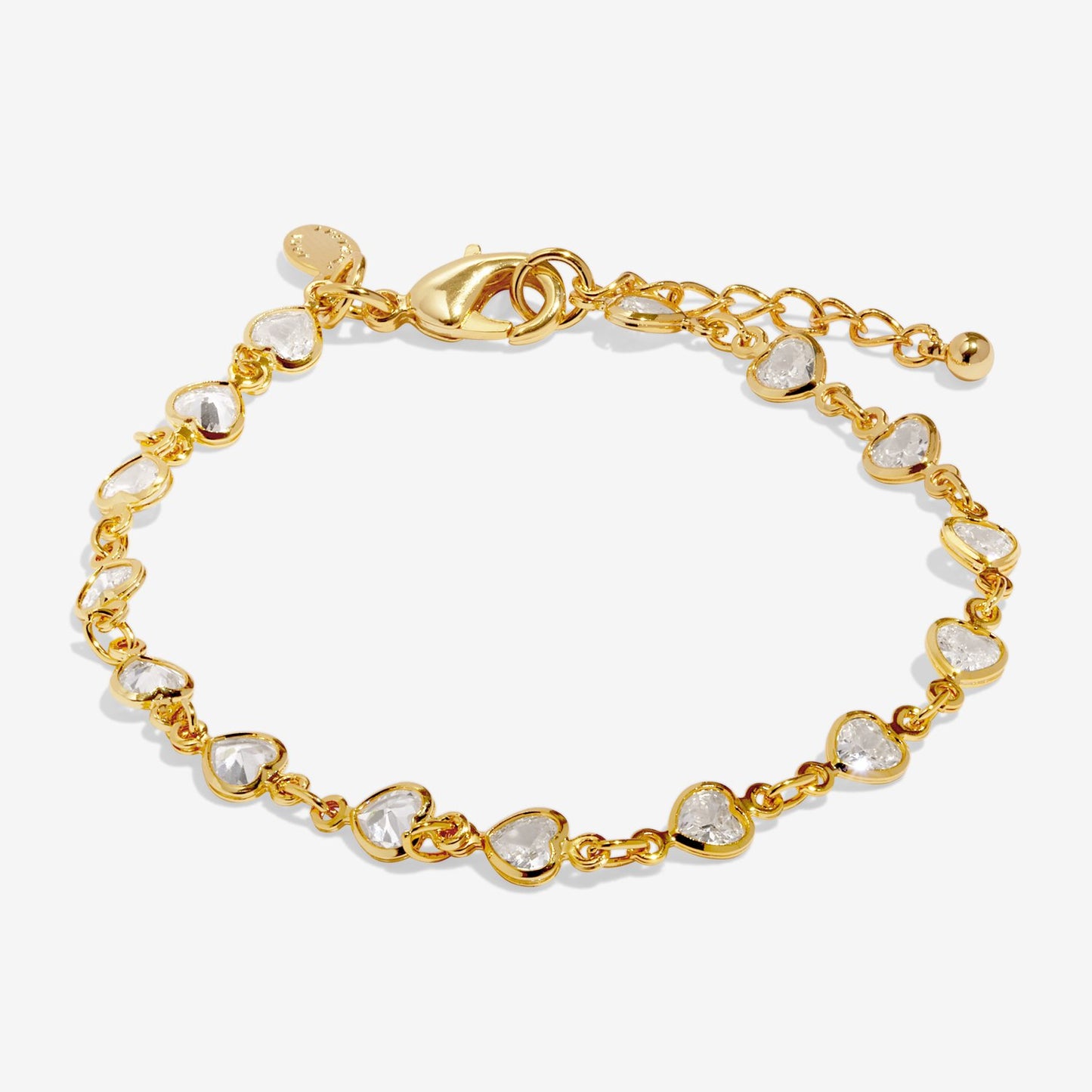 Joma Jewellery Heart Tennis Bracelet
