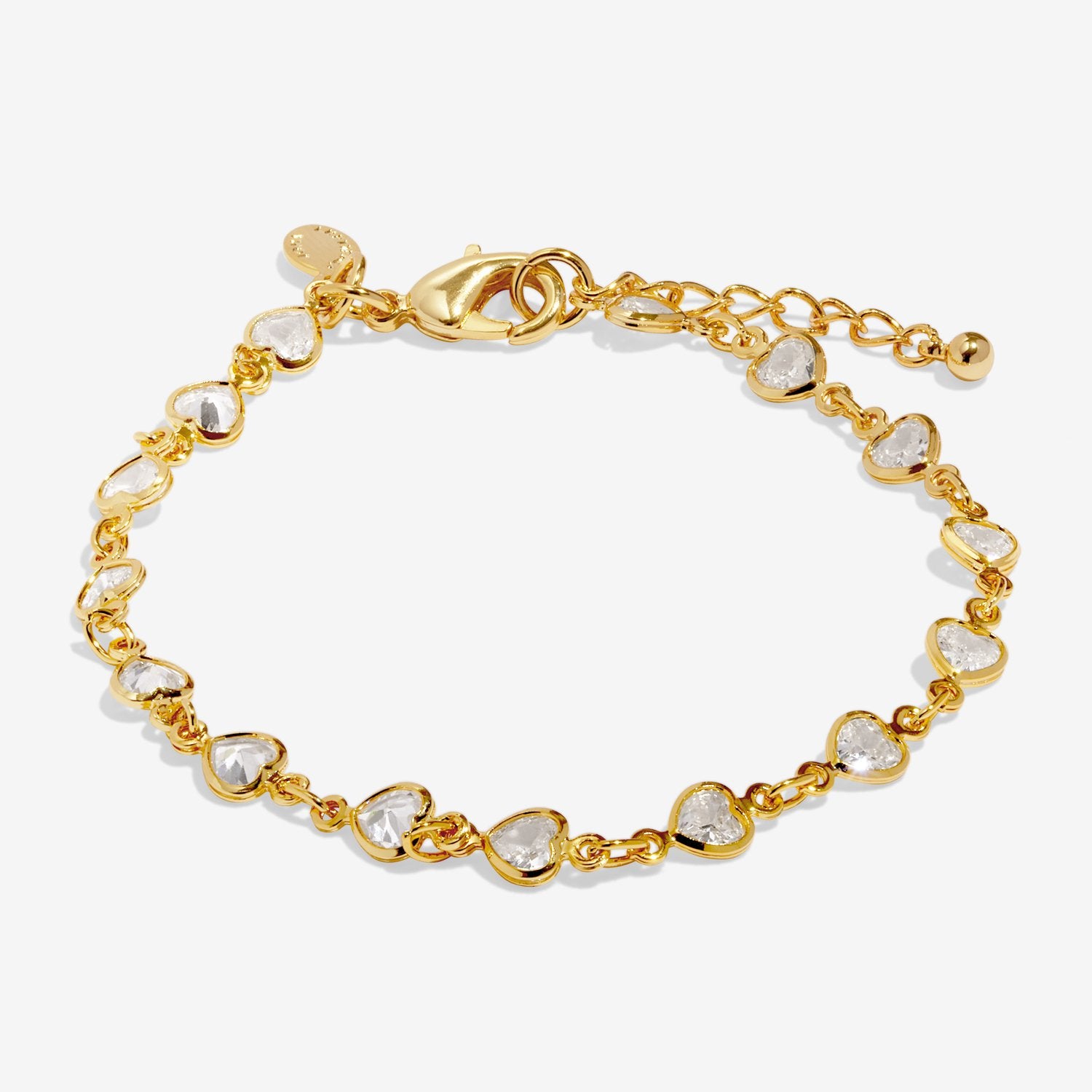 Joma Jewellery Heart Tennis Bracelet