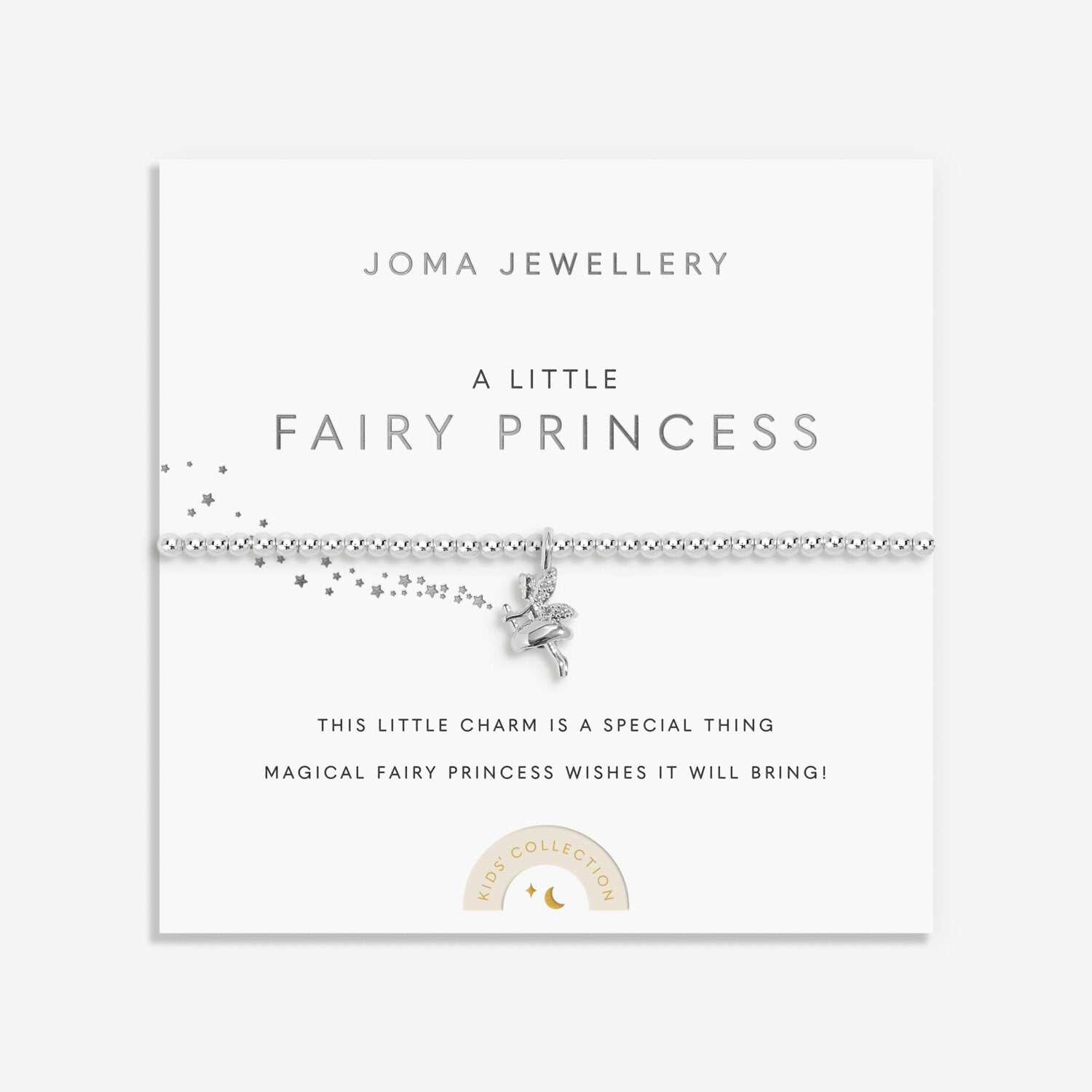 Joma Jewellery Kids A Little Fairy Princess Silver Plated Bracelet
