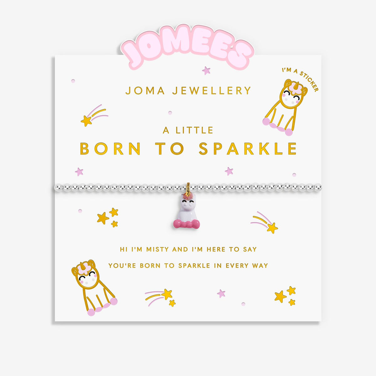 Joma Jewellery Kids A Little Jomees Born To Sparkle Bracelet
