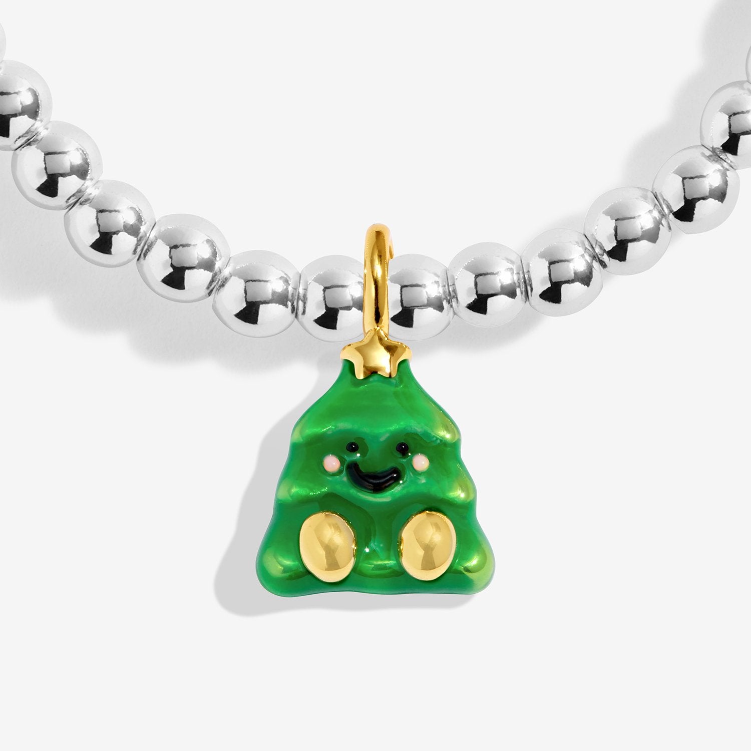 Joma Jewellery Kids A Little Jomees It's Christmaasss! Bracelet In Silver and Gold Plating