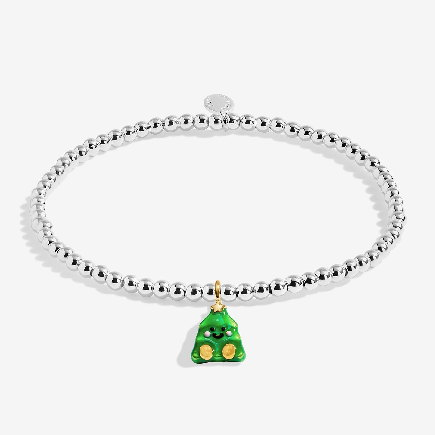 Joma Jewellery Kids A Little Jomees It's Christmaasss! Bracelet In Silver and Gold Plating