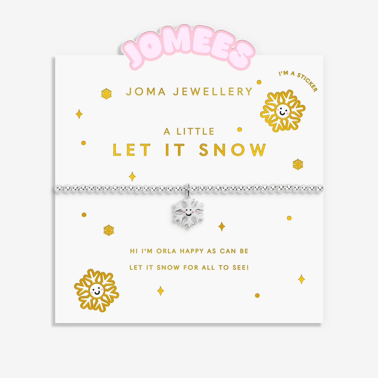 Joma Jewellery Kids A Little Jomees Let It Snow Bracelet