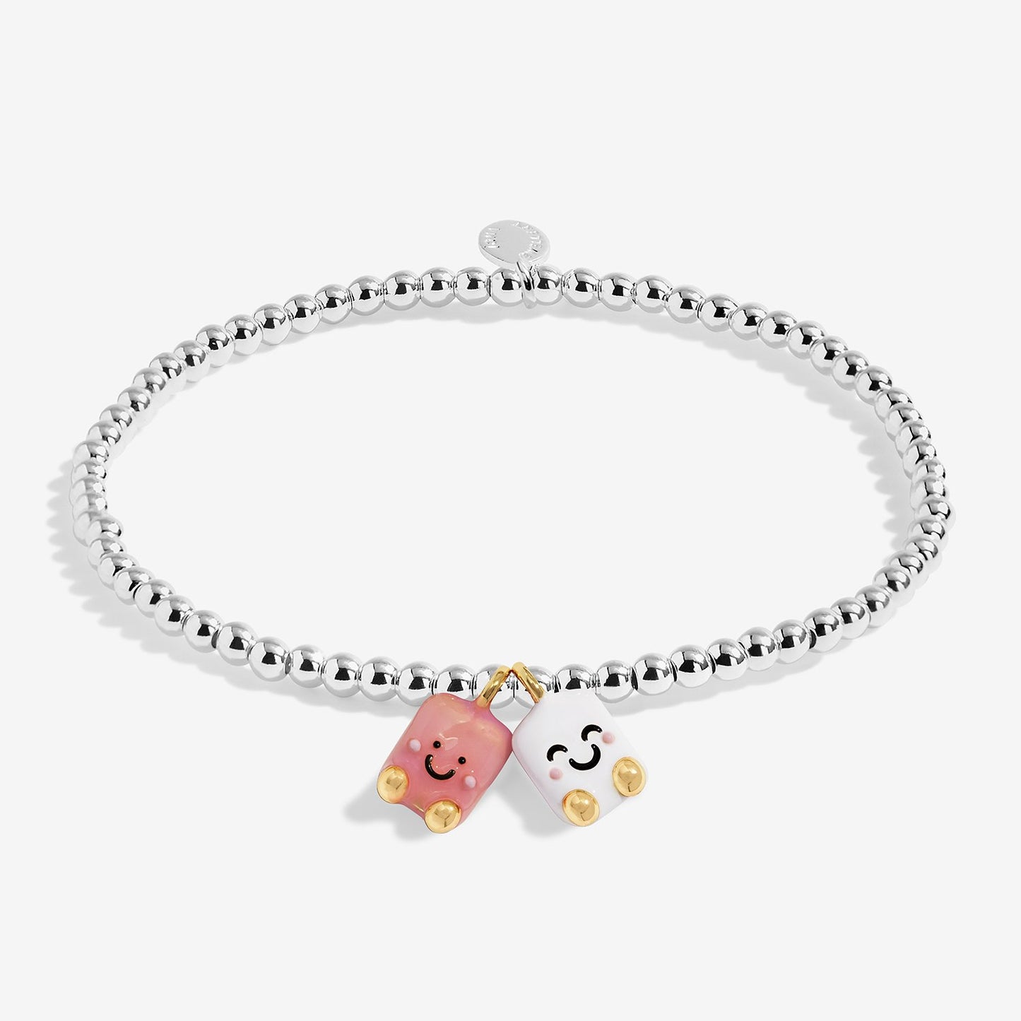 Joma Jewellery Kids A Little Jomees Love You S'More Bracelet In Silver and Gold Plating