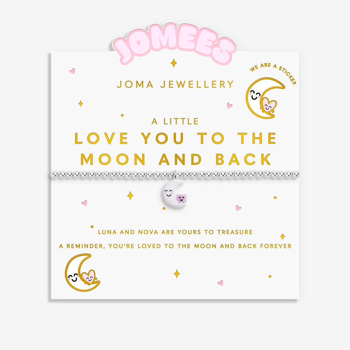 Joma Jewellery Kids A Little Jomees Love You To The Moon And Back Bracelet