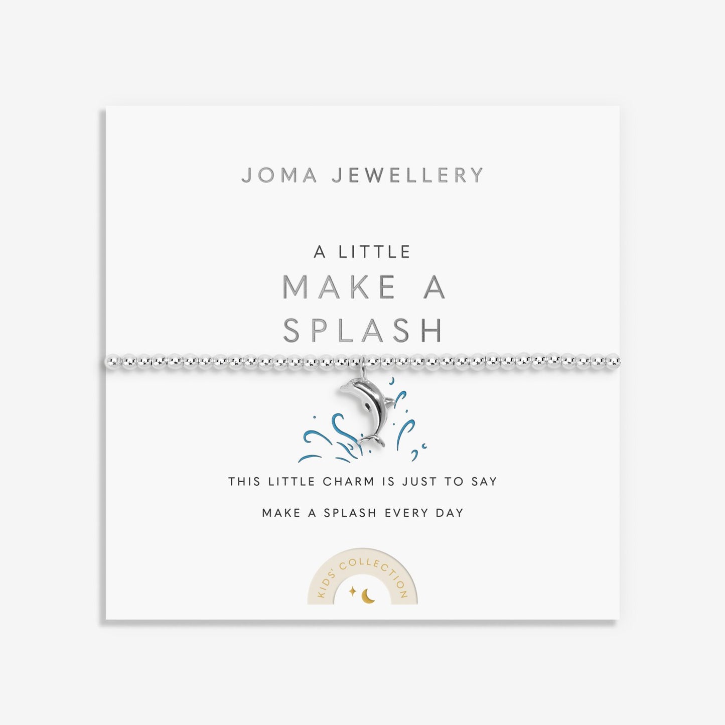 Joma Jewellery Kids A Little Make A Splash Silver Plated Bracelet
