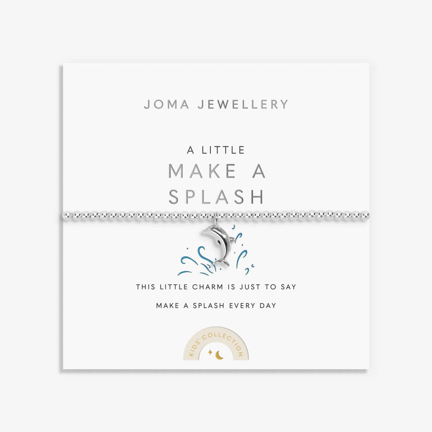 Joma Jewellery Kids A Little Make A Splash Silver Plated Bracelet