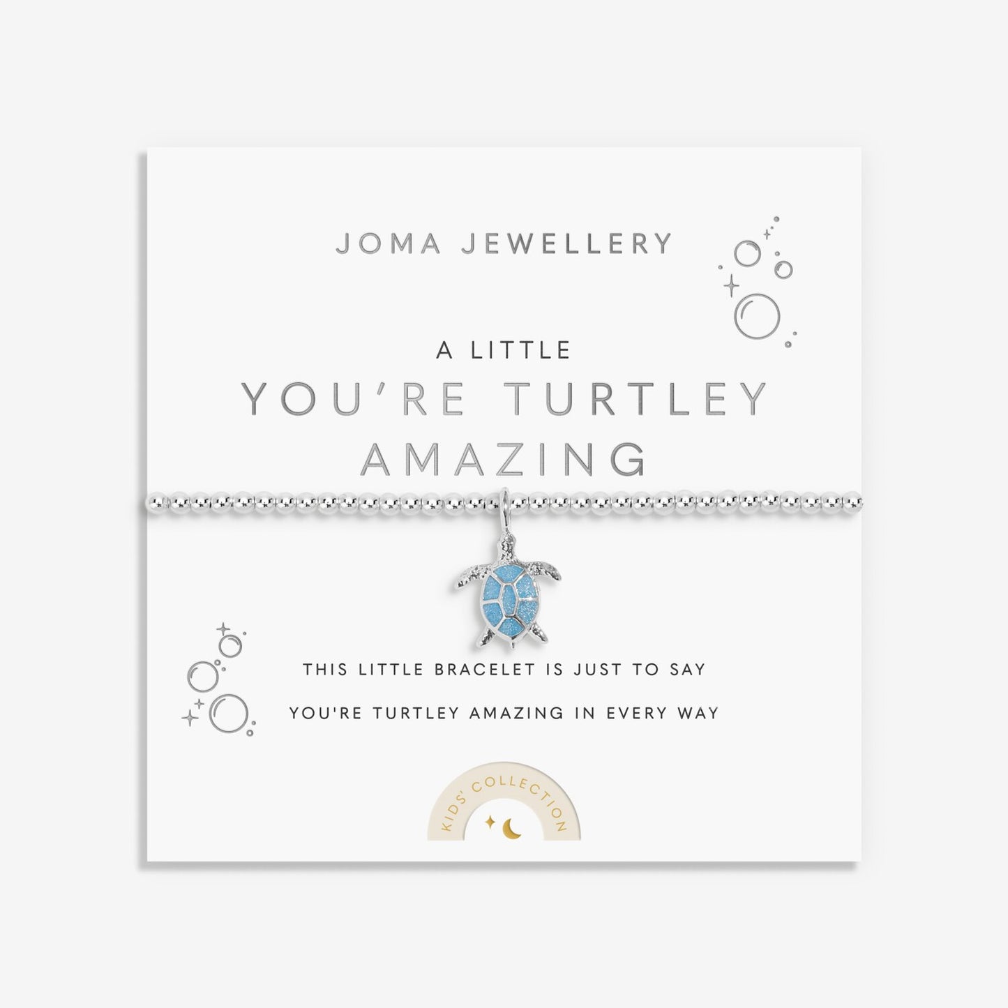 Joma Jewellery Kids A Little You've Turtley Amazing Silver Plated Bracelet