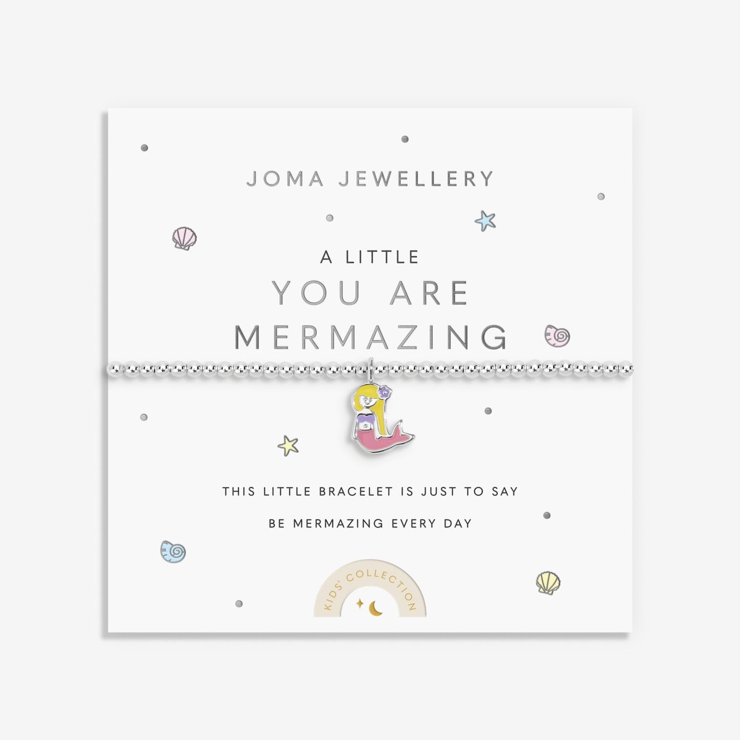 Joma Jewellery Kids A Little you Are Mermazing Silver Plated Bracelet