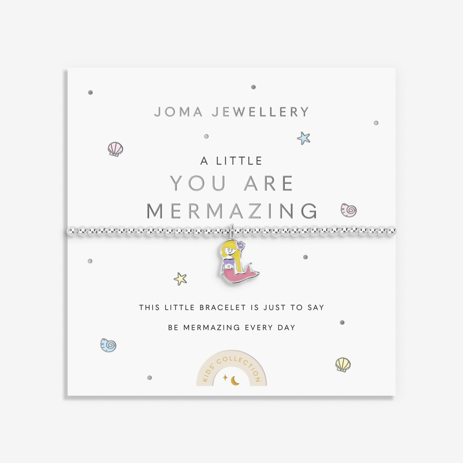 Joma Jewellery Kids A Little you Are Mermazing Silver Plated Bracelet