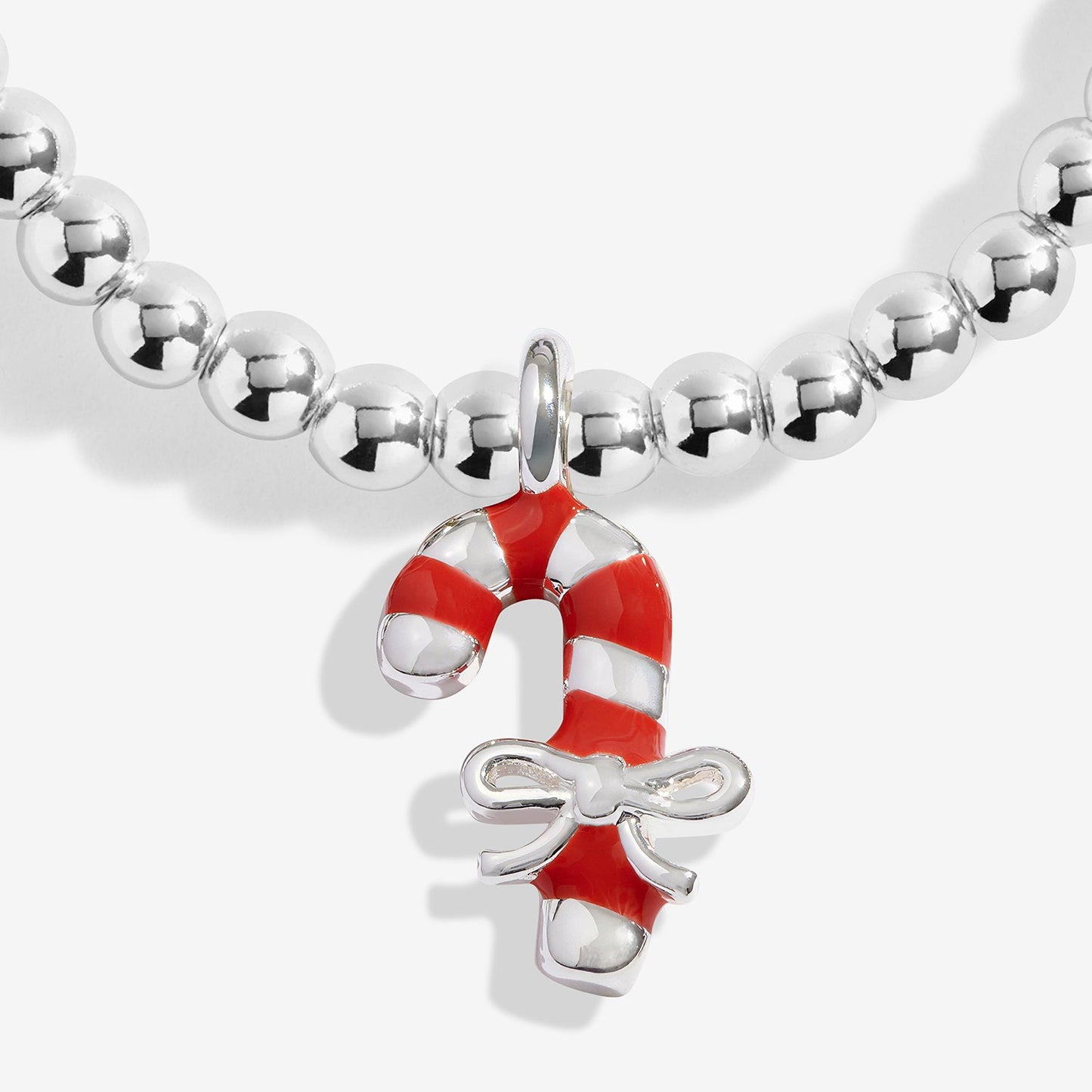 Joma Jewellery Kids Christmas A Little You're On The Nice List Bracelet In Silver Plating