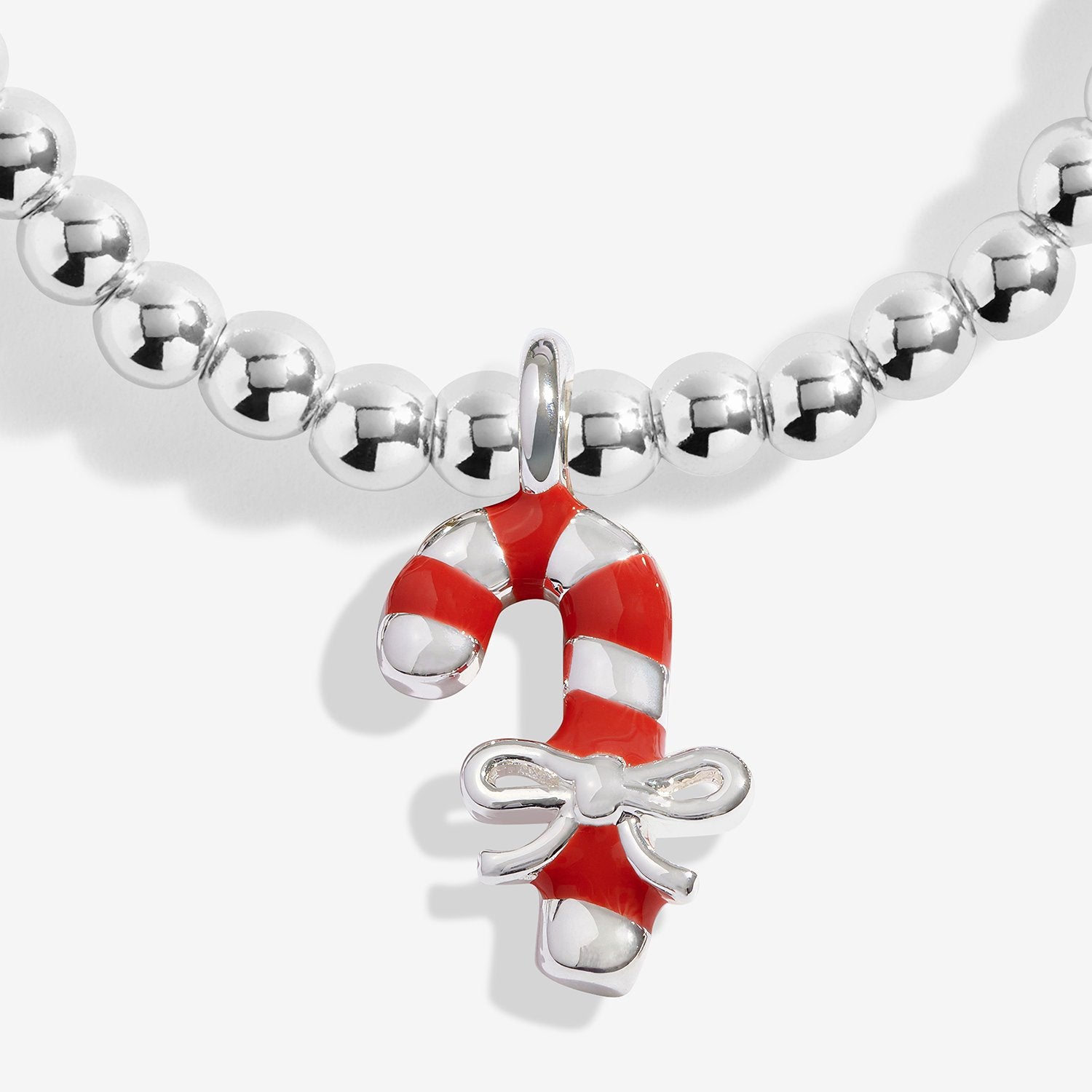 Joma Jewellery Kids Christmas A Little You're On The Nice List Bracelet In Silver Plating