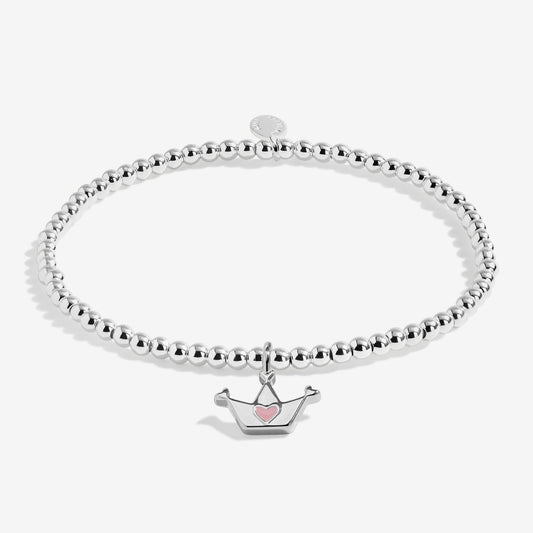 Joma Jewellery Kids Confetti A Little Birthday Princess Silver Plated Bracelet