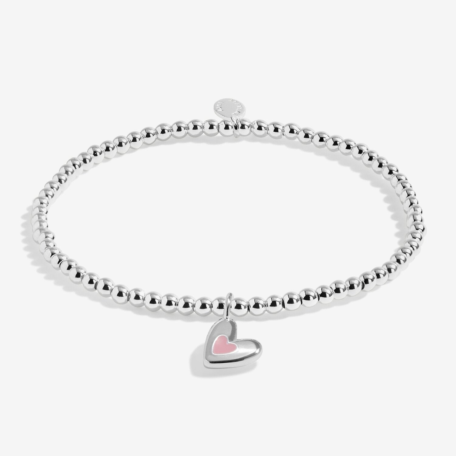 Joma Jewellery Kids Confetti A Little Love You With All My Heart Silver Plated Bracelet