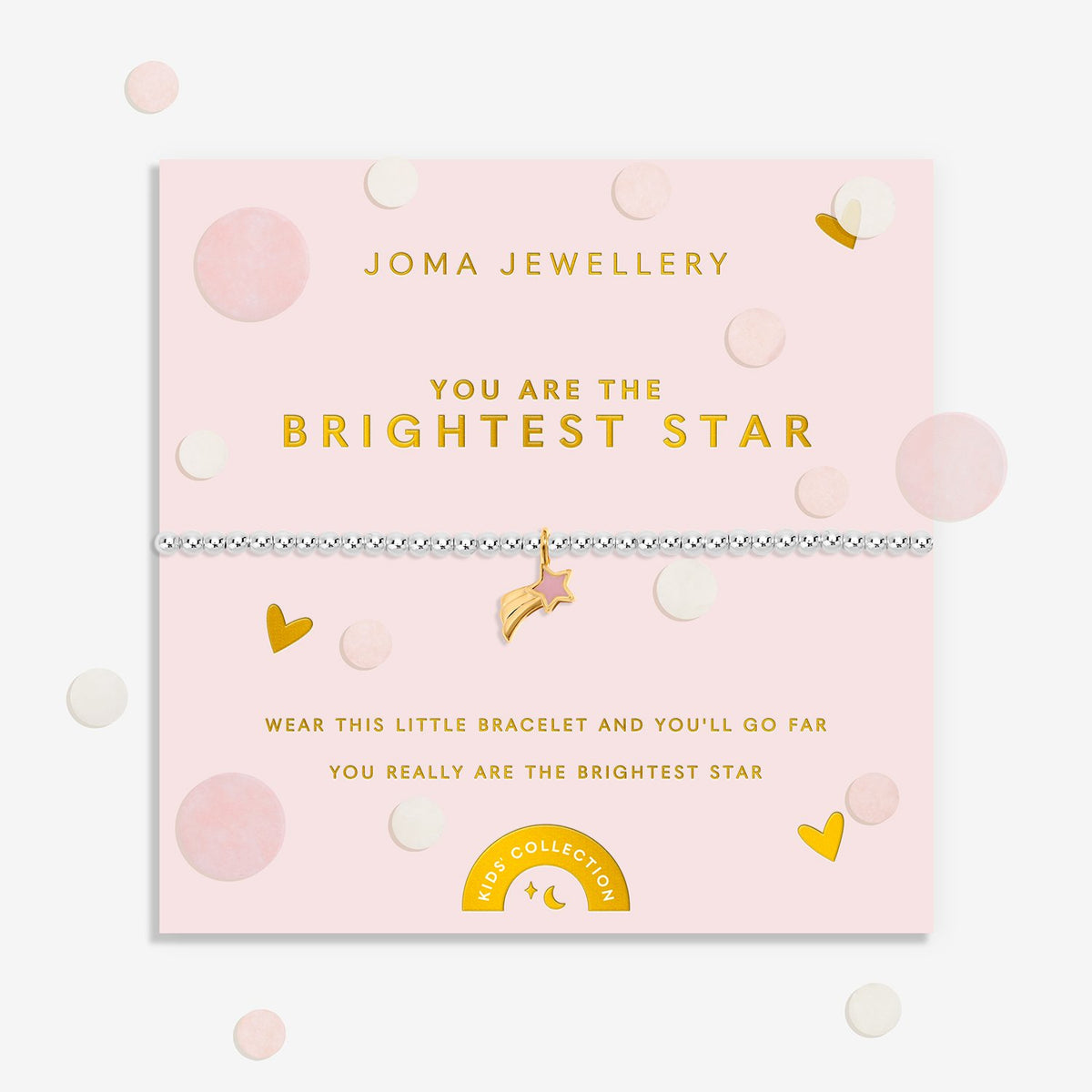 Joma Jewellery Kids Confetti A Little You Are The Brightest Star Bracelet