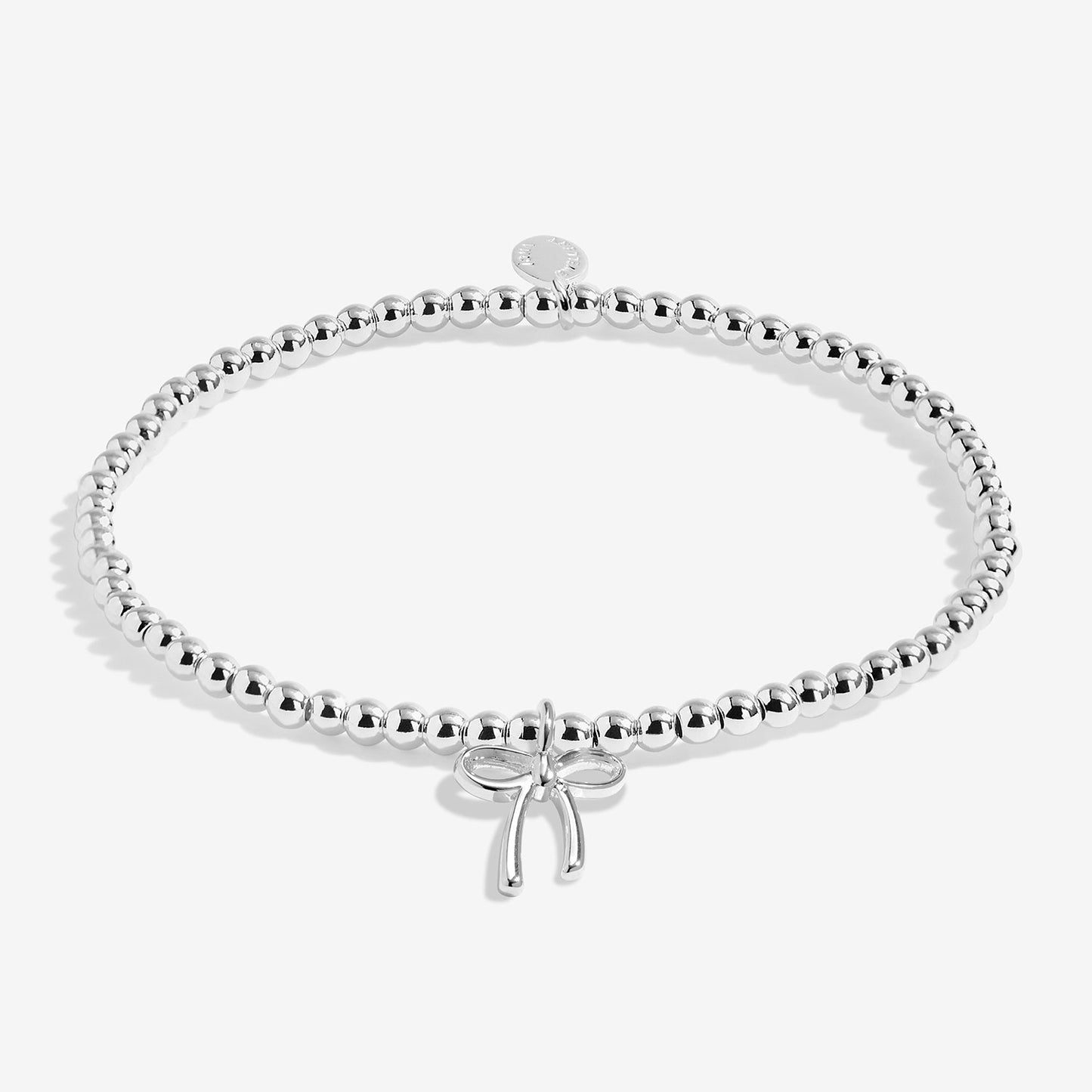 Joma Jewellery Kids' Merry And Bright Christmas Wishes Bracelet & Hair Clip Gift Set In Silver Plating