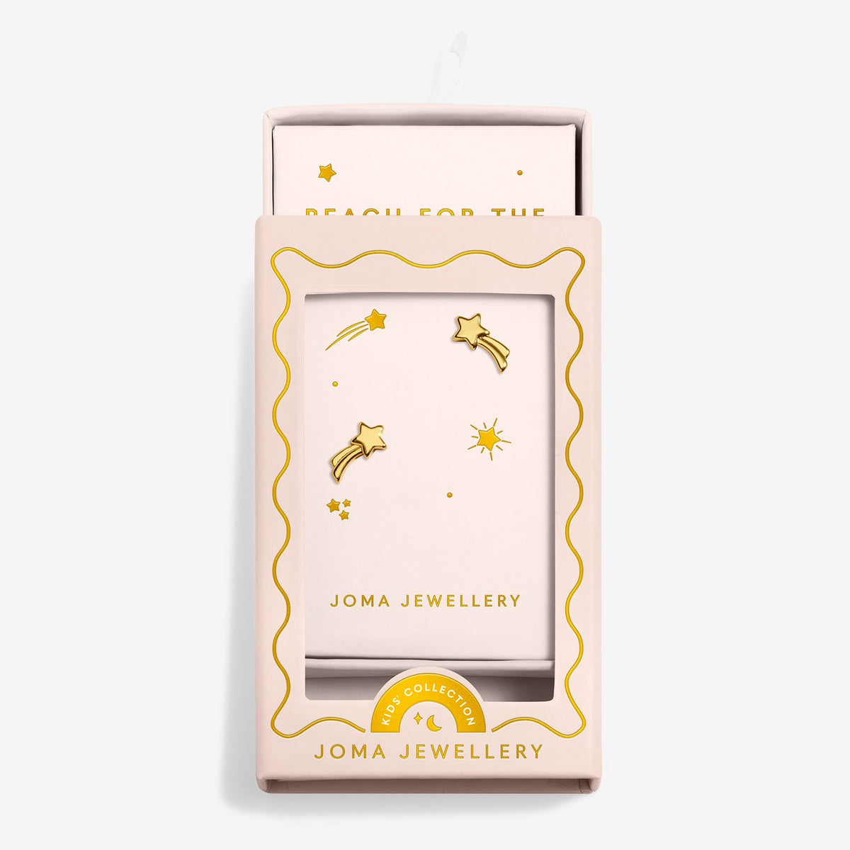 Joma Jewellery Kids Moments To Shine Reach For The Stars Earrings In Gold Plating