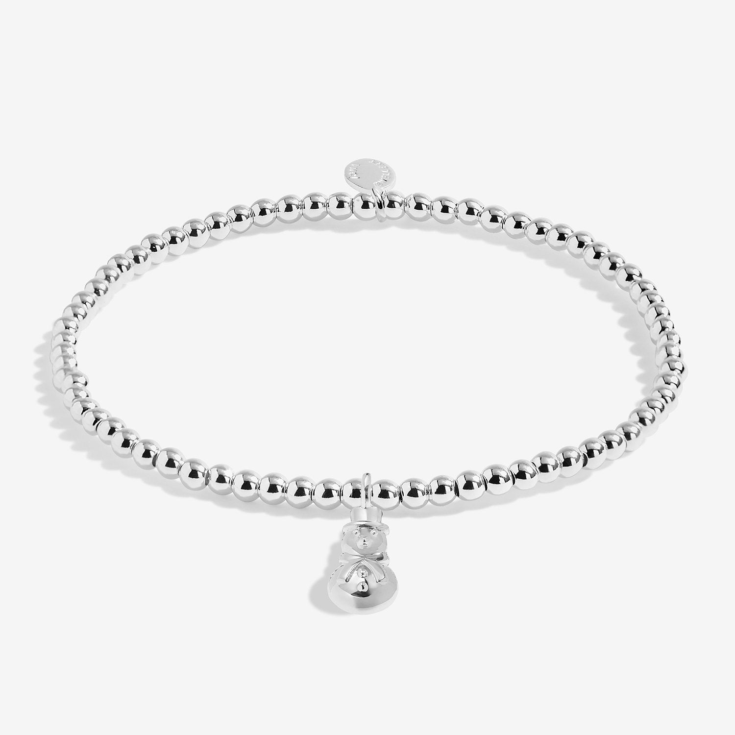 Joma Jewellery Kids' Snowglobe A Little Winter Wonderland Bracelet In Silver Plating