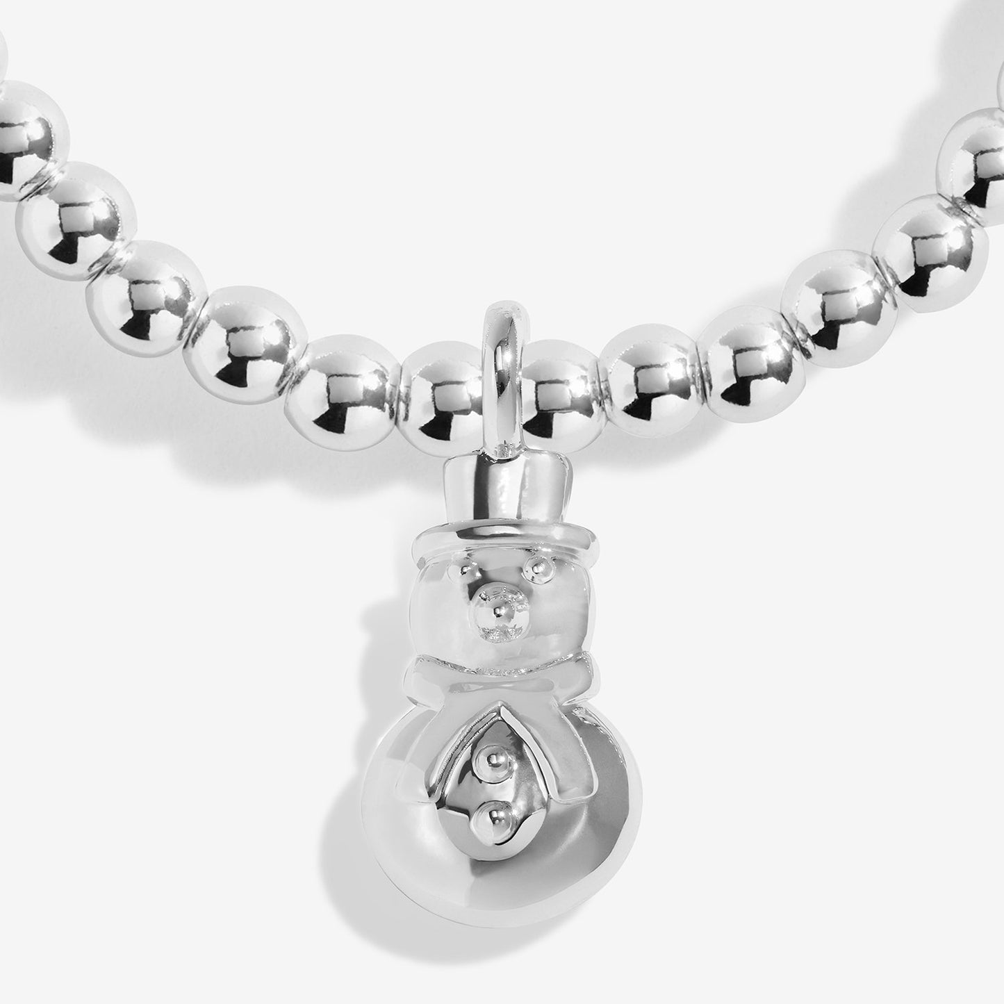 Joma Jewellery Kids' Snowglobe A Little Winter Wonderland Bracelet In Silver Plating
