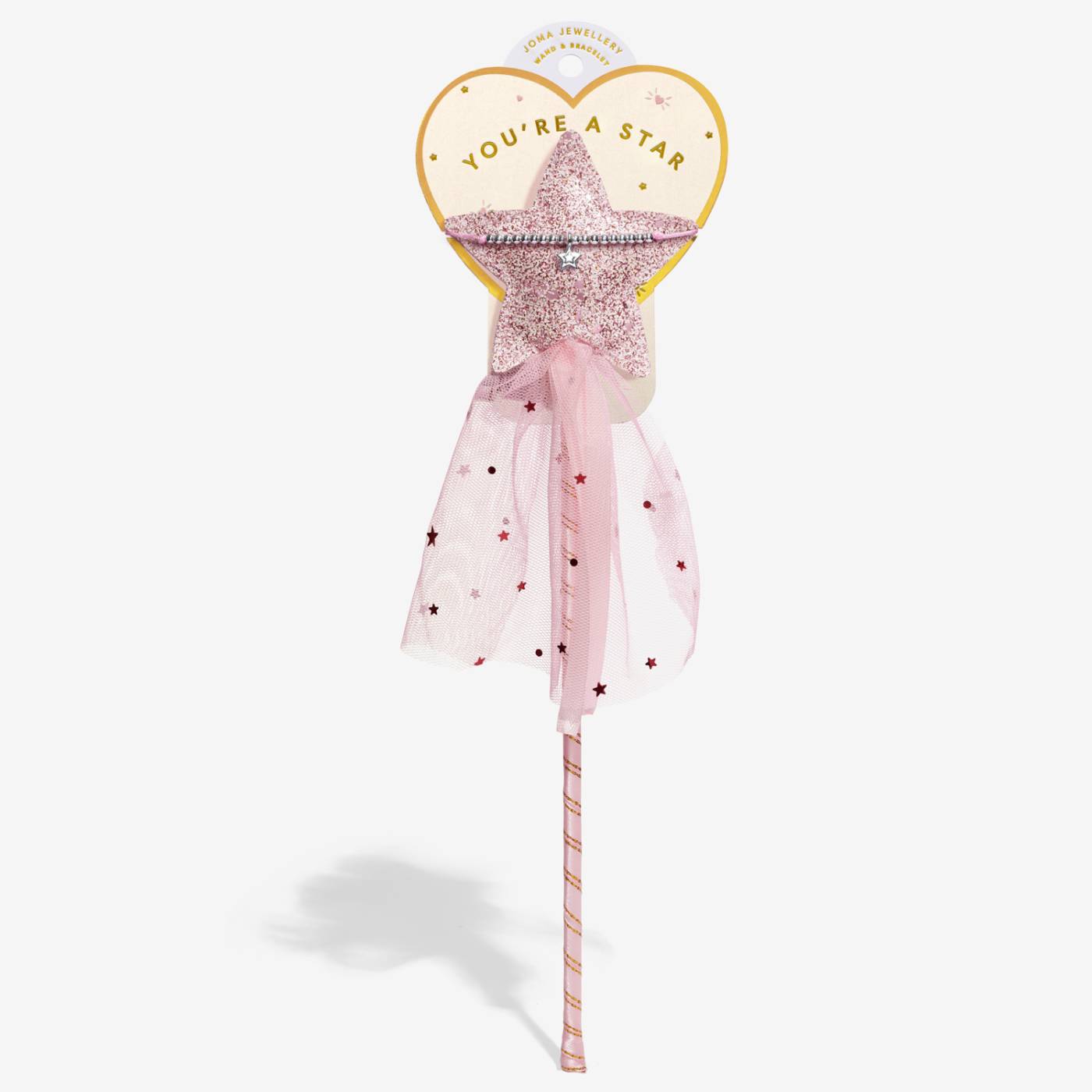 Joma Jewellery Kids Wand and You're A Star Bracelet Gift Set