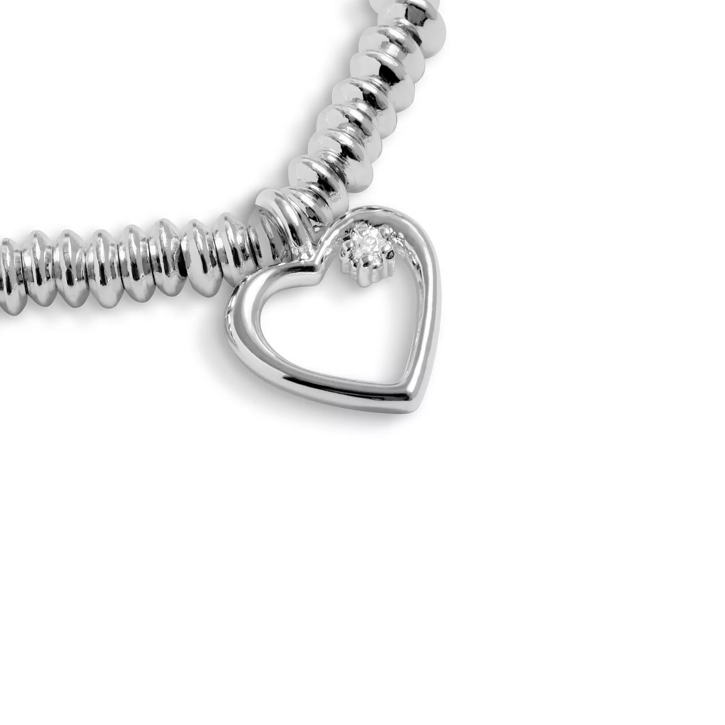 Joma Jewellery Laboratory Grown Diamond A Little Happy 50th Birthday Silver Plated Bracelet