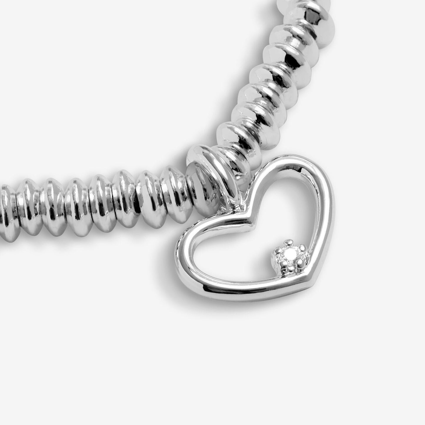 Joma Jewellery Laboratory Grown Diamond A Little Happy 60th Birthday Silver Plated Bracelet