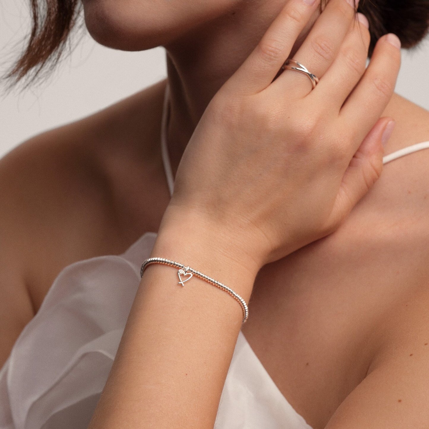 Joma Jewellery Laboratory Grown Diamond A Little Lovely Sister Bracelet