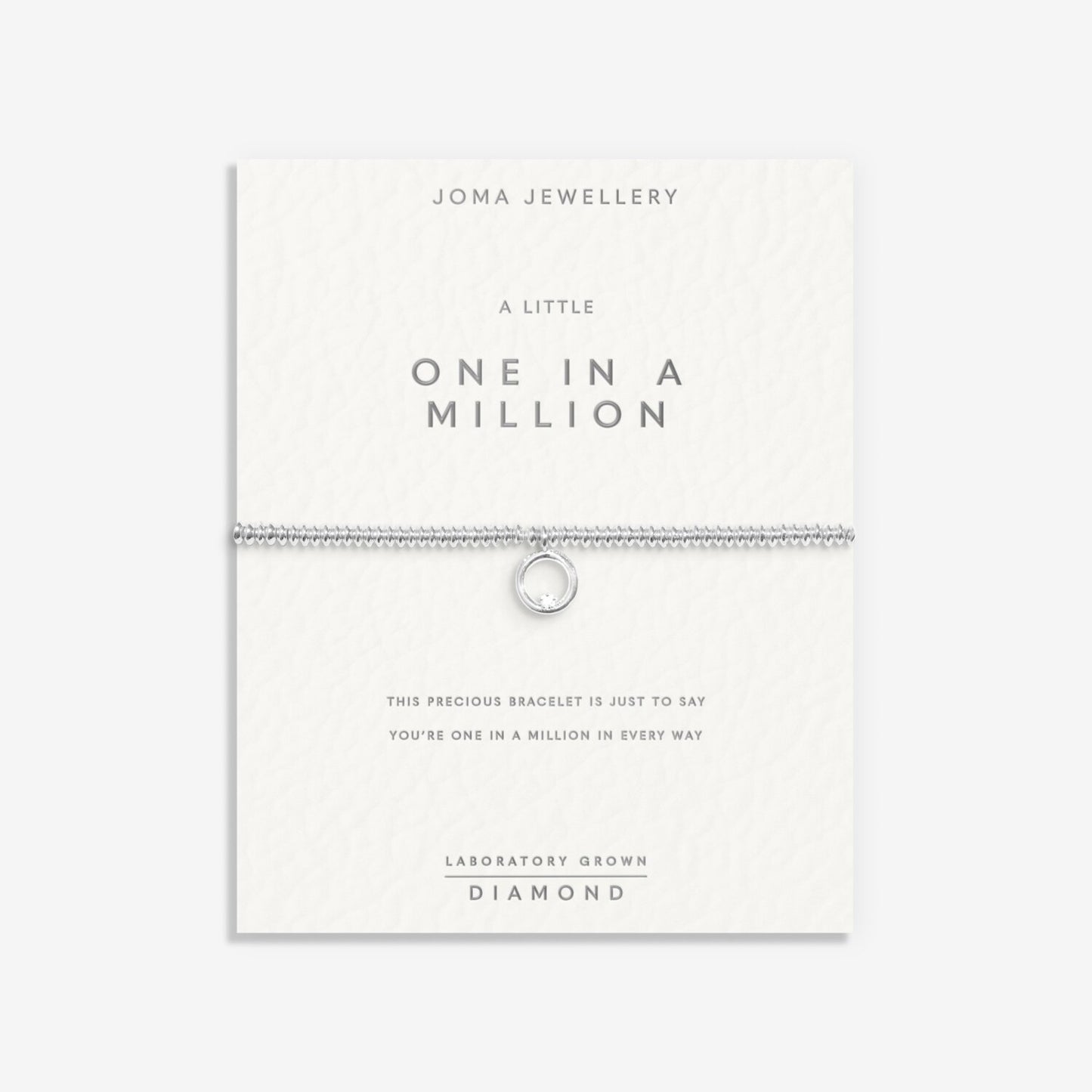 Joma Jewellery Laboratory Grown Diamond A Little One In A Million Bracelet